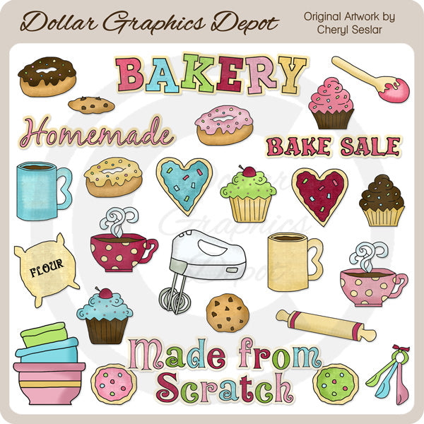 The Bakery - Clip Art