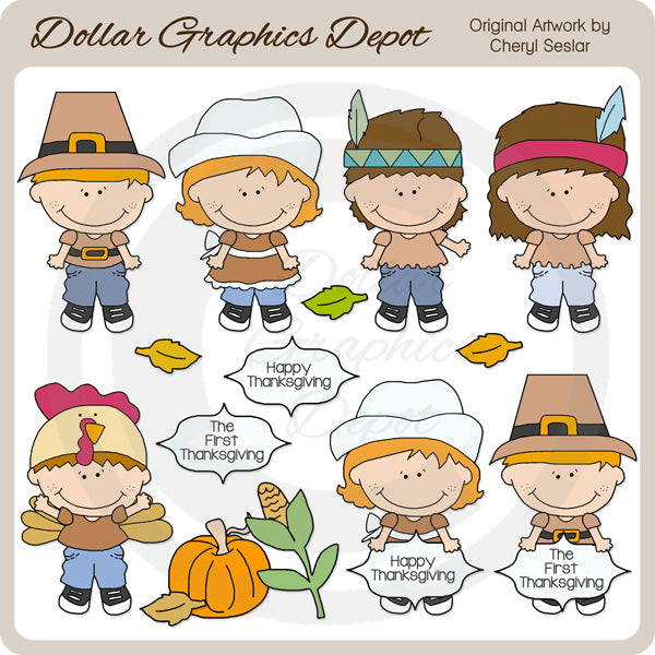 Il primo Ringraziamento - ClipArt
