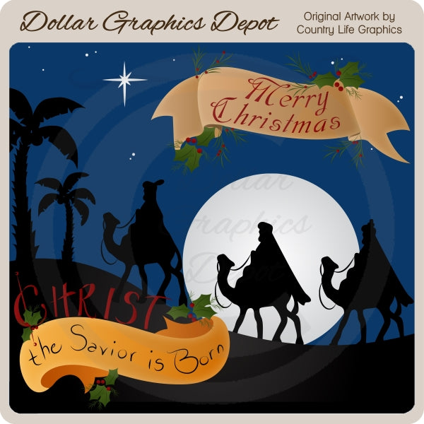 The Savior Is Born 1 - Clip Art