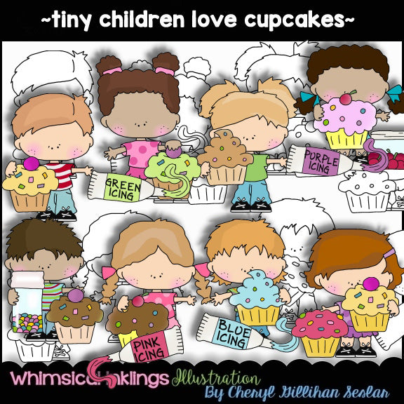 I bambini piccoli... adorano i cupcakes