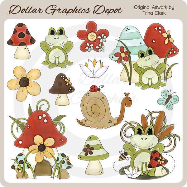 Funghi velenosi - ClipArt