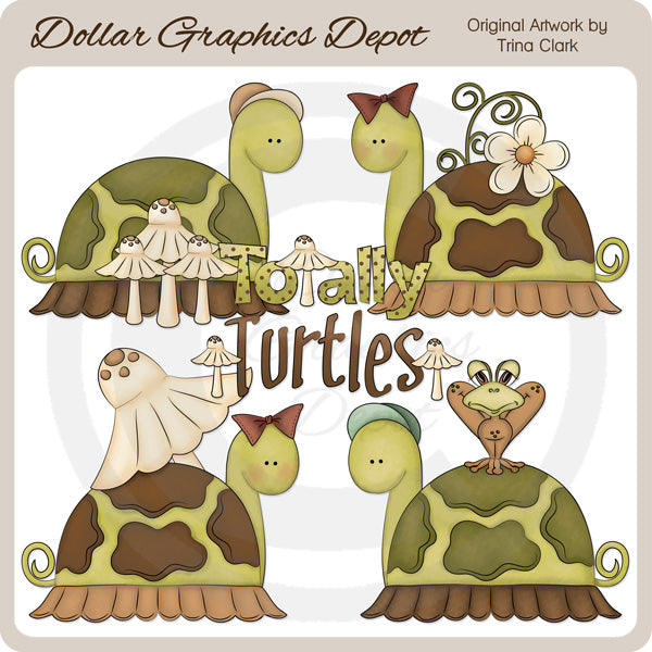 Totalmente Tortugas - Clipart