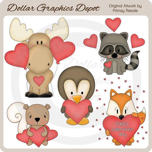 Animali di San Valentino - ClipArt