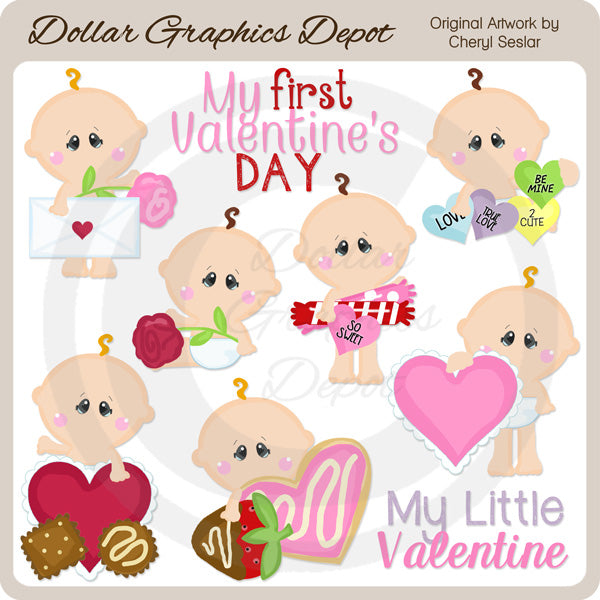 San Valentino bambino - ClipArt