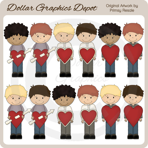 Ragazzi di San Valentino - ClipArt