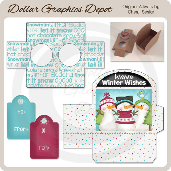 Warm Winter Wishes - Coffee Pod Holder
