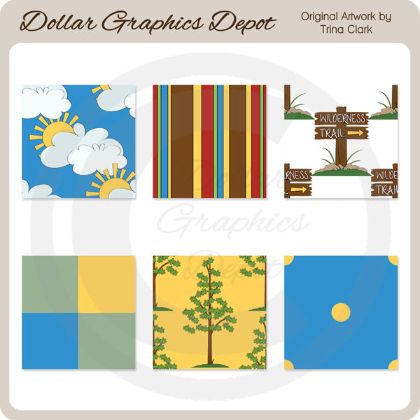 Sendero del desierto - Azulejos de fondo