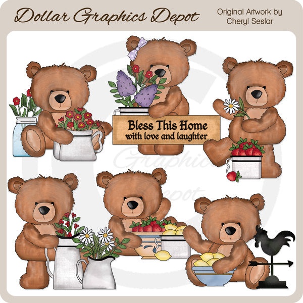 Wimbly El Oso Del Campo - Clipart