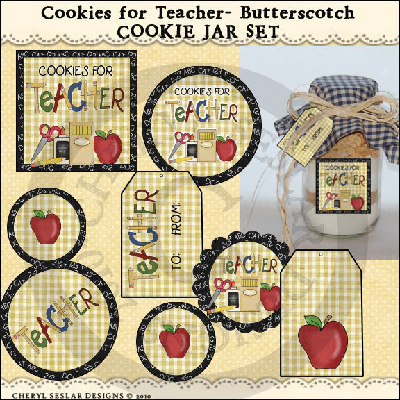 Cookies For Teacher Jar Set