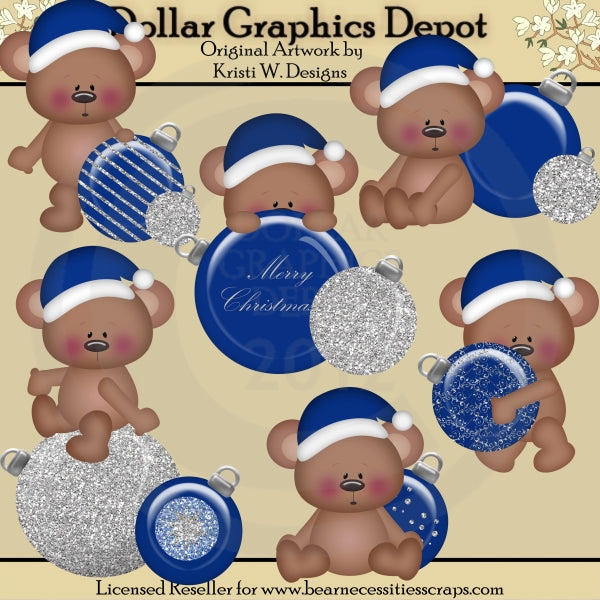 Christmas Bears 2 - Clip Art - DCS Exclusive