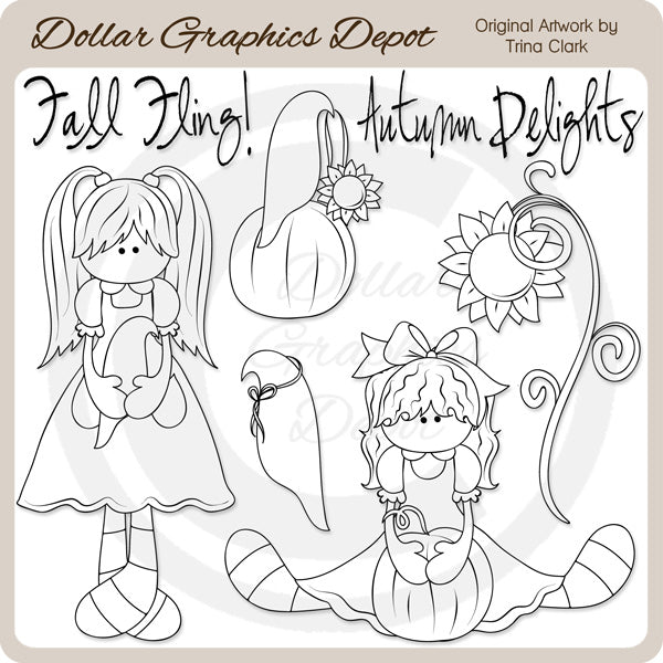 Autumn Delights - Digital Stamps
