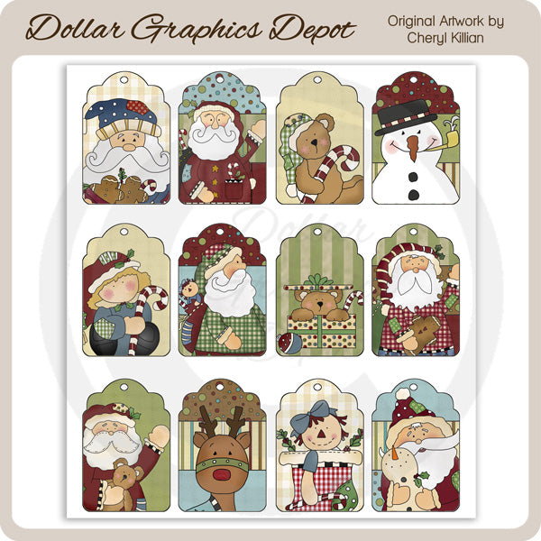 Christmas Wishes - Sheet Tags