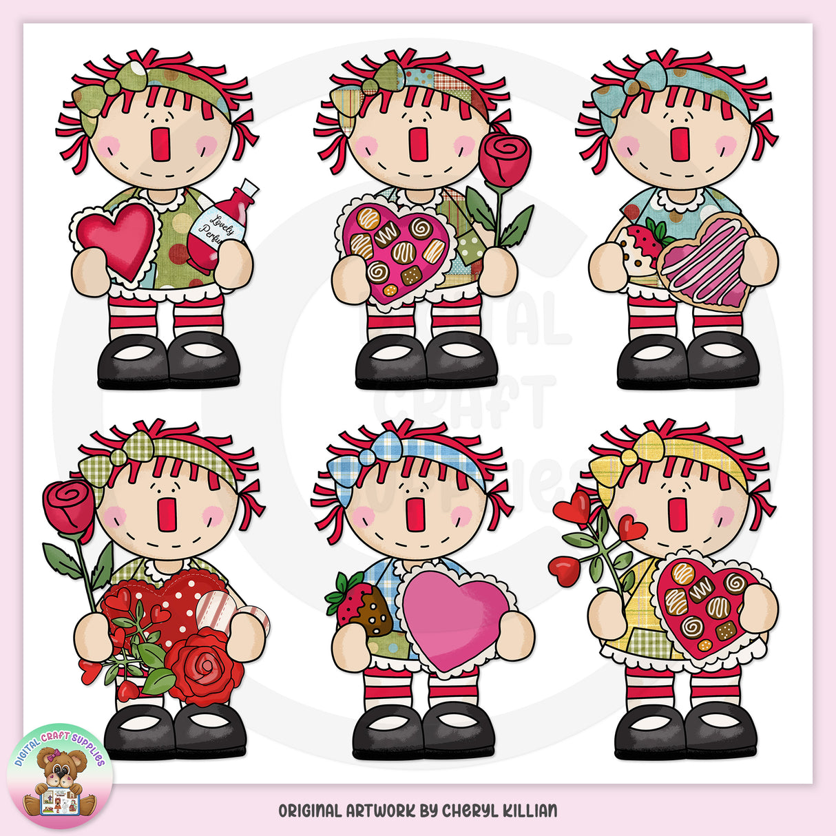 Country Annie - Valentine's Day - Clip Art - DCS Exclusive