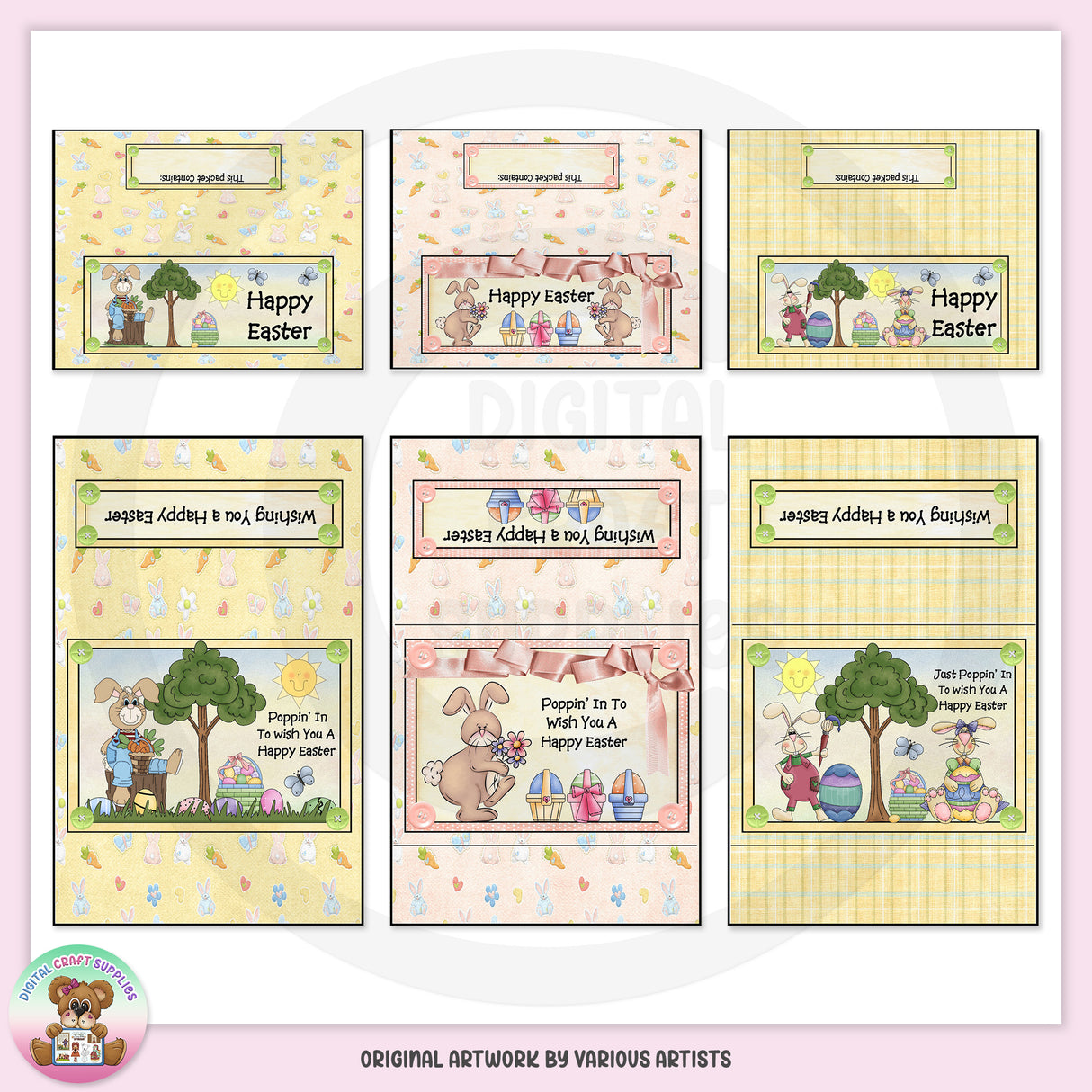 Easter Popcorn Wrappers - Printables - DCS Exclusive
