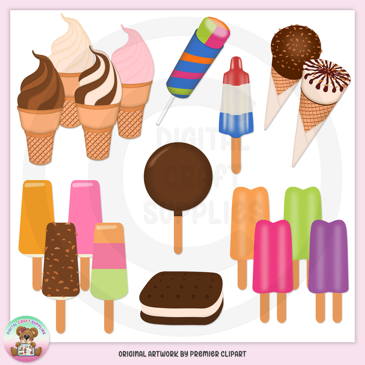 Ice Cream Truck Treats - Clip Art - DCS Exclusive