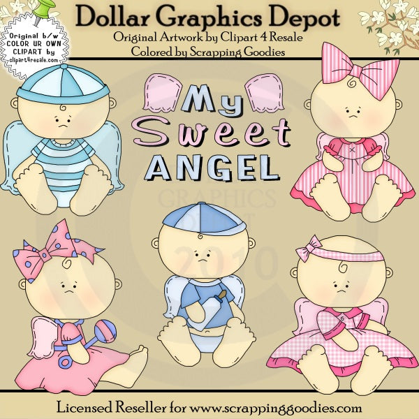 Angel Babies - Clip Art