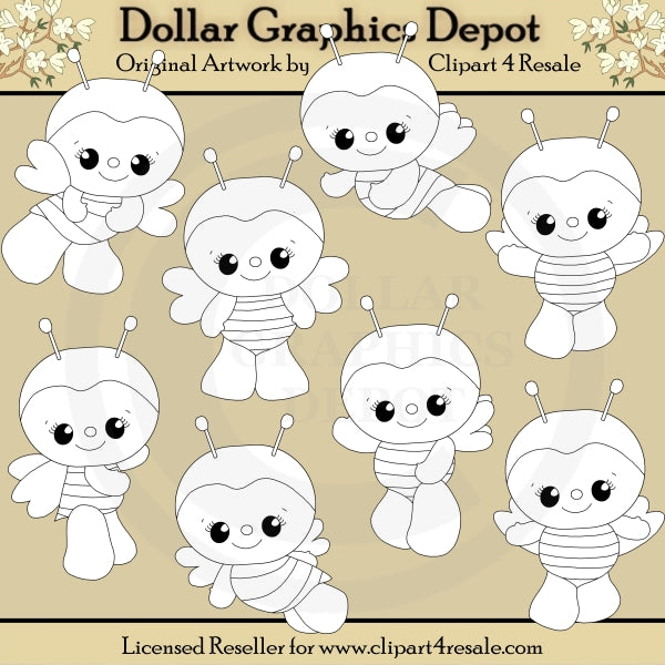 Baby Bumbles - Digital Stamps - DCS Exclusive