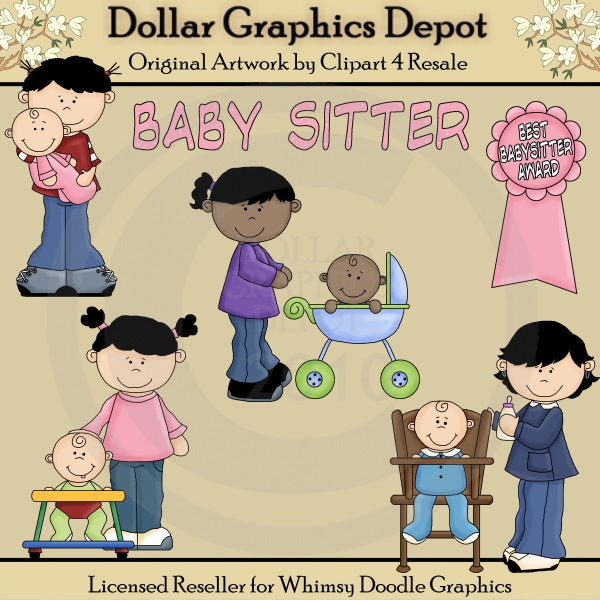 Best Babysitter - Clip Art
