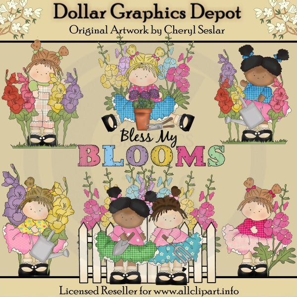 Bloom Girls - Clip Art