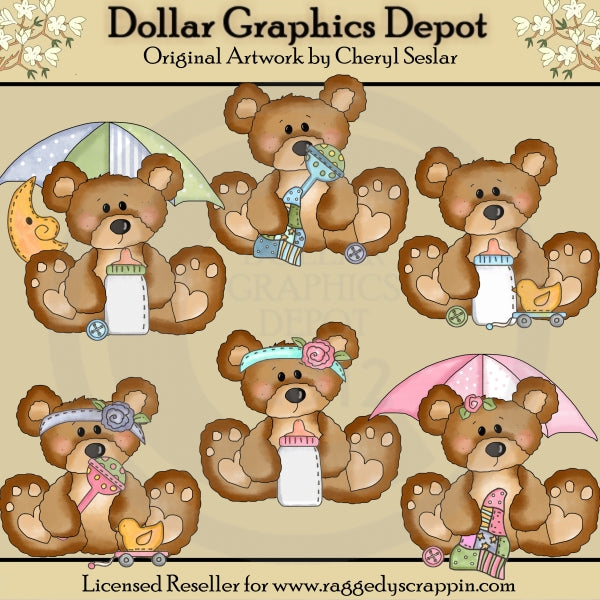 Bumble Bears - Little Baby - Clip Art