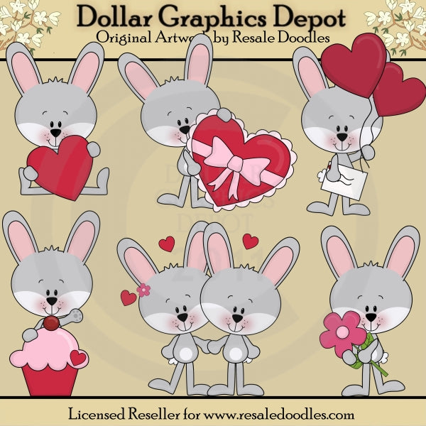 Bunny Love - Clip Art