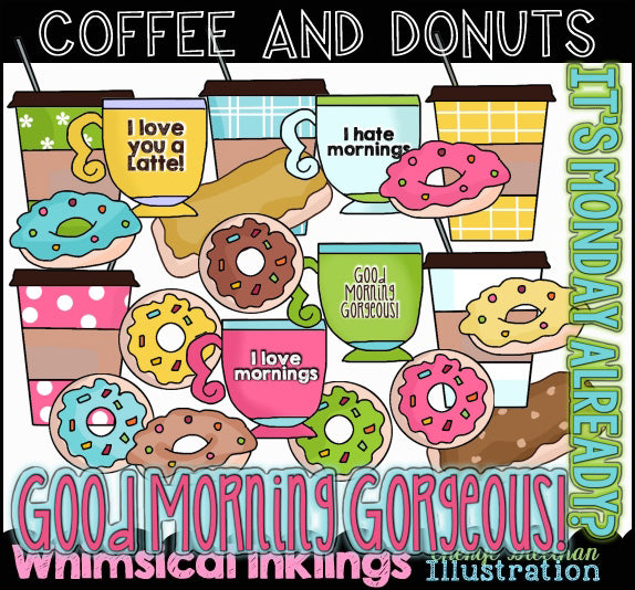 Café y Donuts...Colección Gráfica