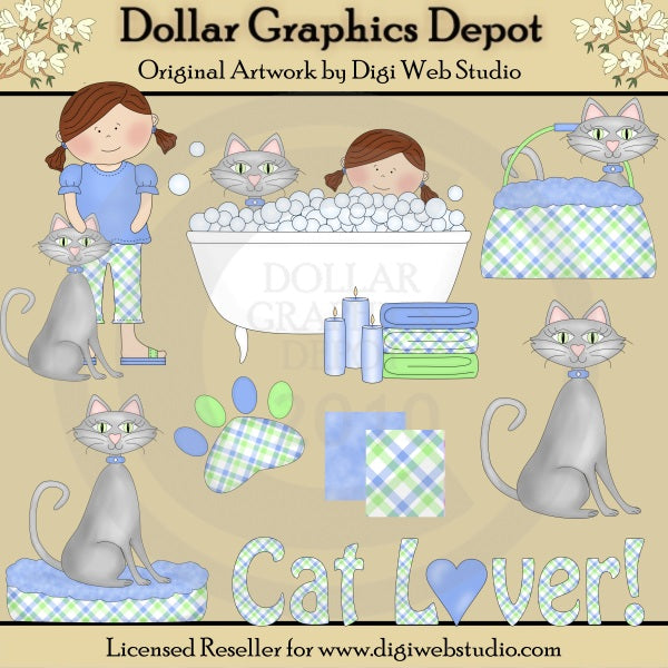 Cat Lover Cuties 2 - Clip Art