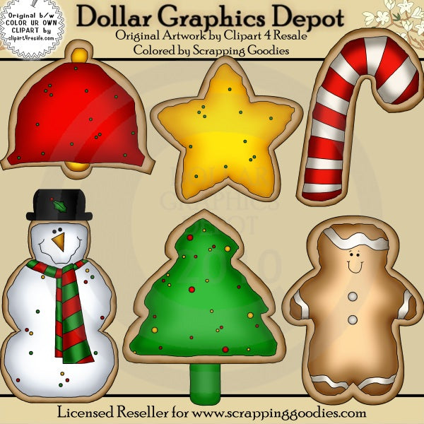 Christmas Cookies - Clip Art
