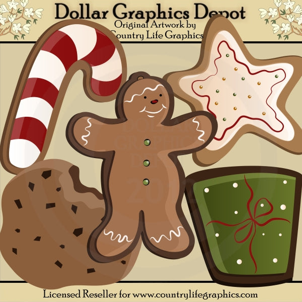 Christmas Cookies 1 - Clip Art