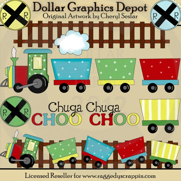 Chuga Chuga Choo Choo - Clip Art