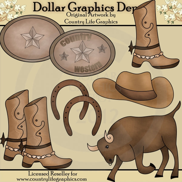 Country Western - ClipArt