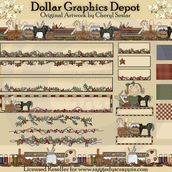 Craft Crazy - Web Graphics Collection