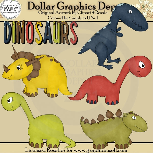 Dinosaurios - Imágenes Prediseñadas