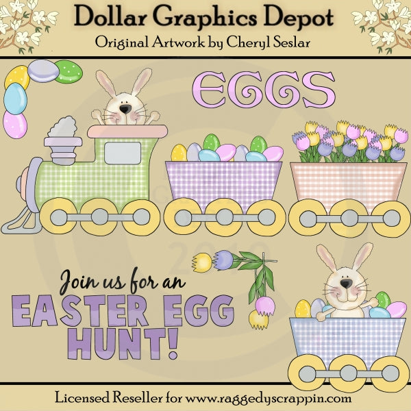 Easter Express - Clip Art