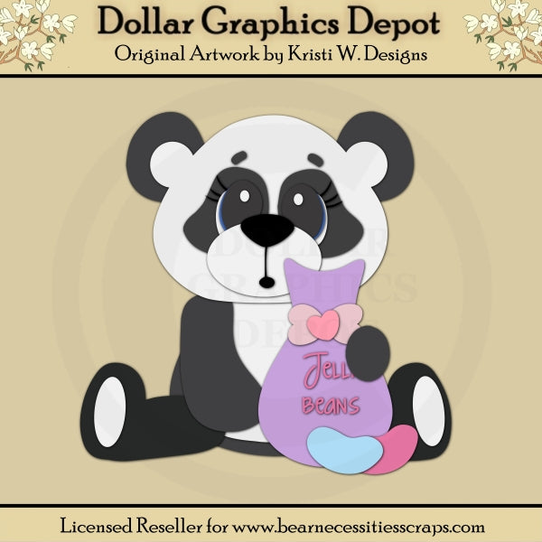 Easter Panda 2 - Cutting Files / Paper Piecing - *DCS Exclusive*