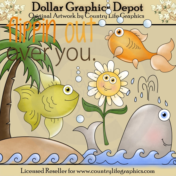 Flippin' Out Over You - ClipArt