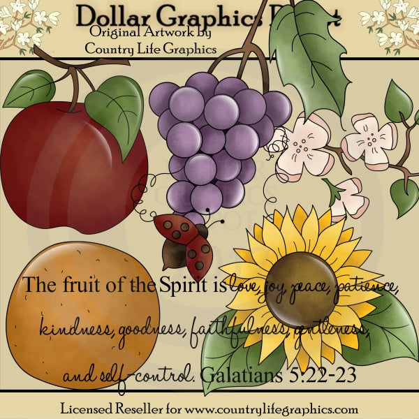 Fruit of The Spirit - Clip Art