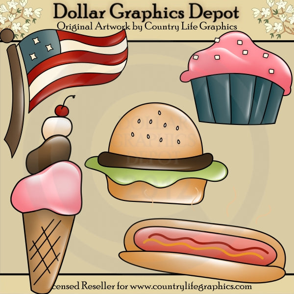 God Bless This Food - Clip Art