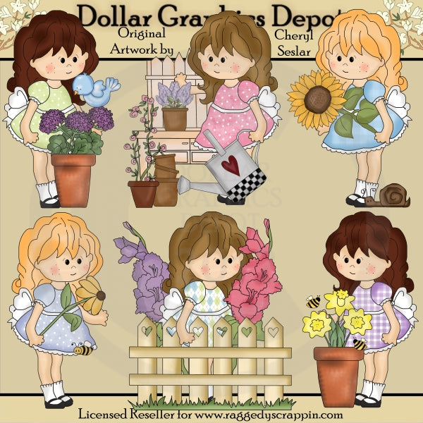 Greta's Garden - Clip Art