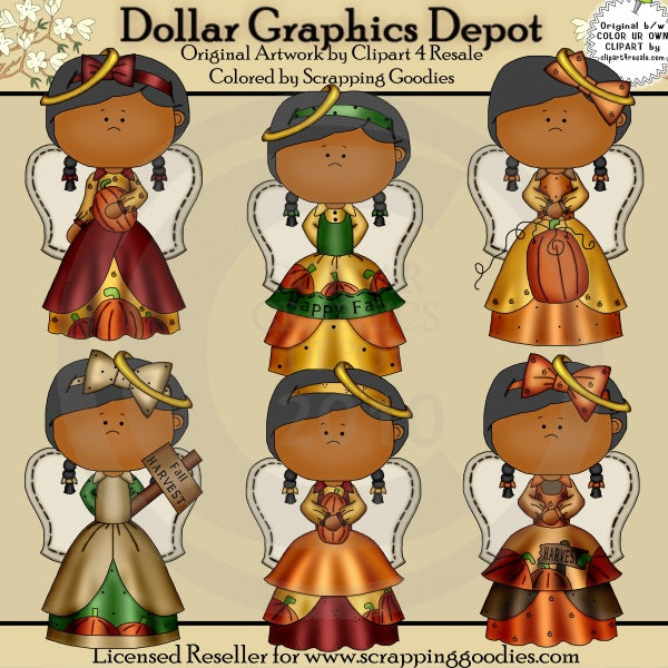 Harvest Angels 2 - ClipArt