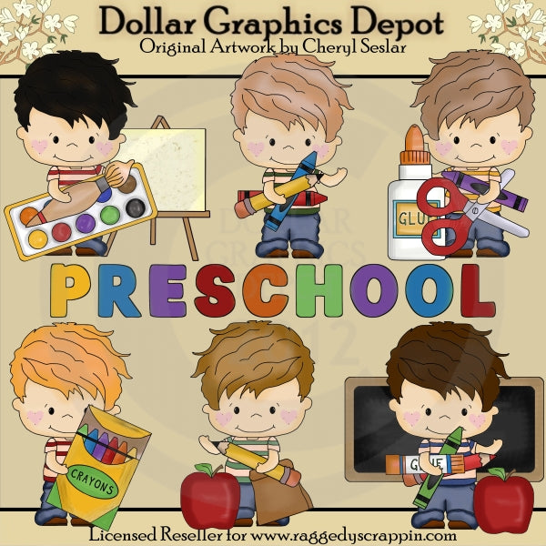 Henry Goes To Preschool - Clip Art