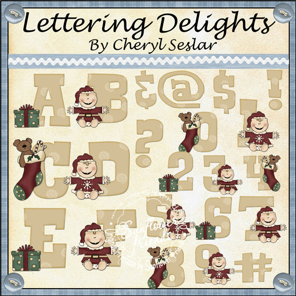 Babies First Christmas...Lettering Delights