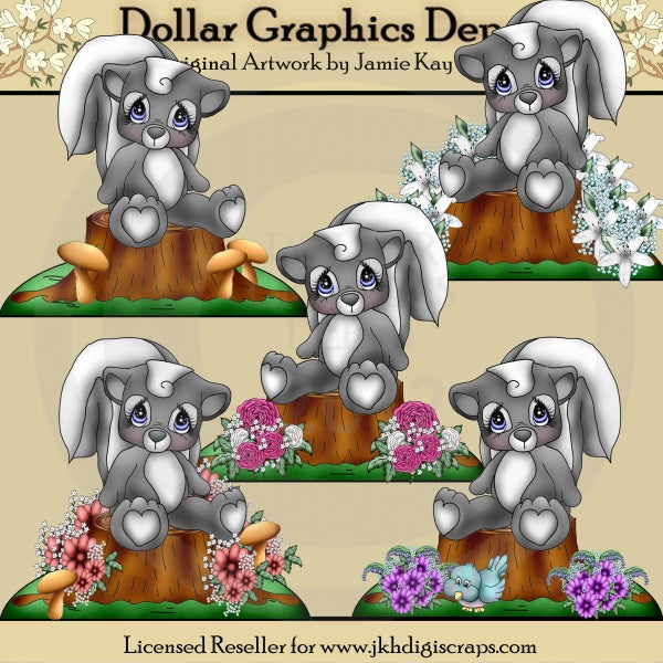 Lil' Bell - Flores - Clipart