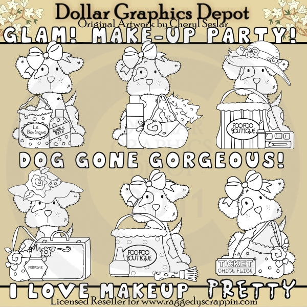 Lil Pup Foo Foo - Digital Stamps - DCS Exclusive