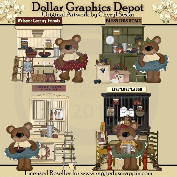 Little Bears Prim Shoppe - Clip Art - DCS Exclusive