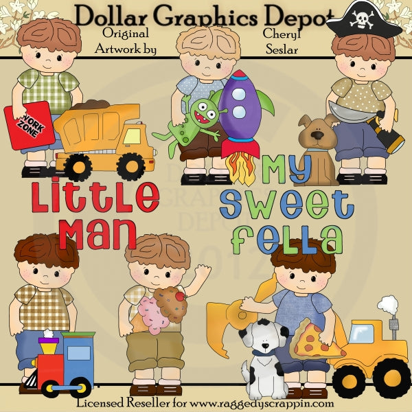 Little Luke - Everyday Boy - Clip Art