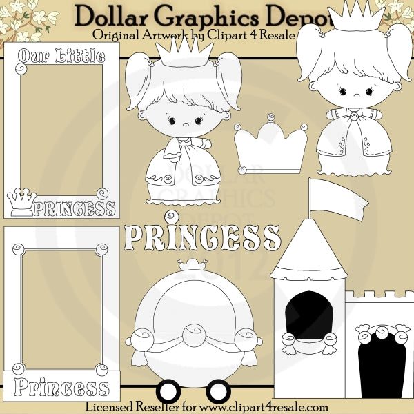 Little Princess - Digital Stamps