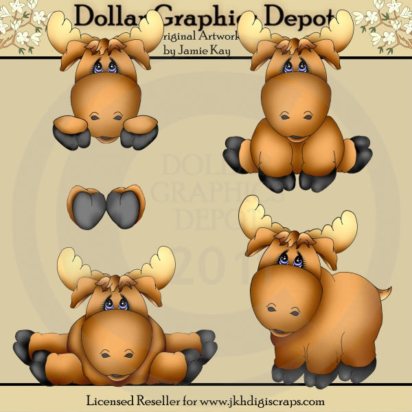 Marty Moose - ClipArt