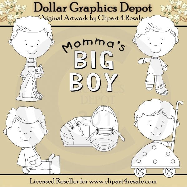 Momma's Big Boy - Digital Stamps - *DCS Exclusive*