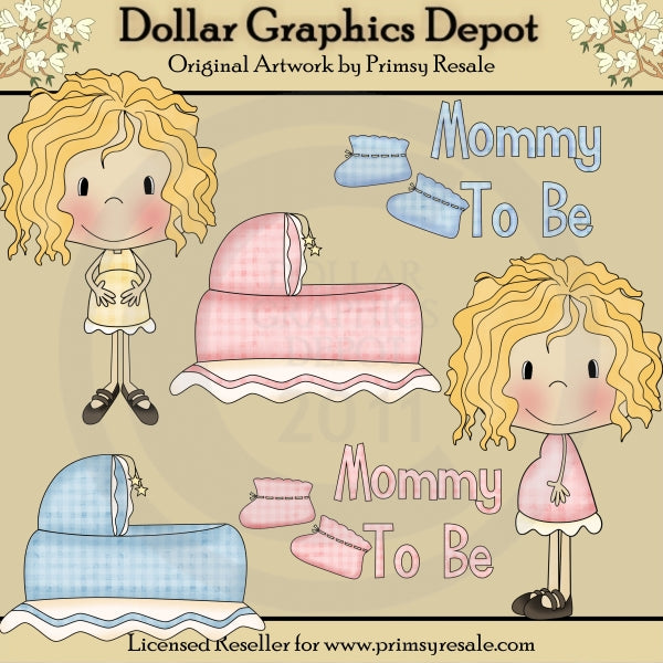 Mommy To Be 1 - Clip Art